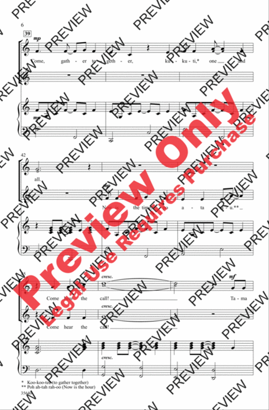 Tama Tu 2-Part scores gallery preview page 6