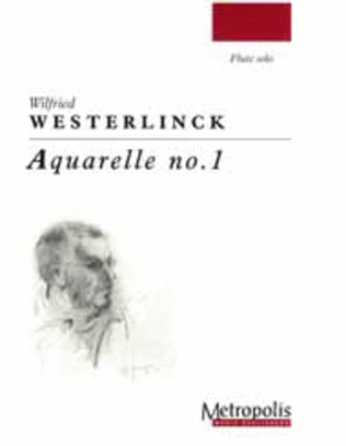 Book cover for Aquarelle no.1 for Solo Flute