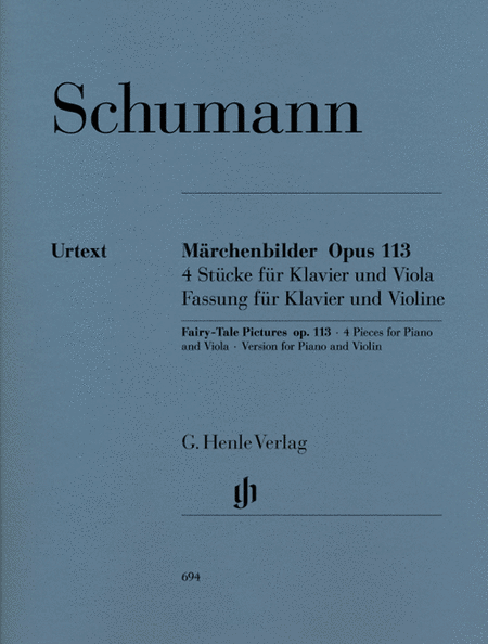 Robert Schumann: Marchenbilder for Viola and Piano op. 113