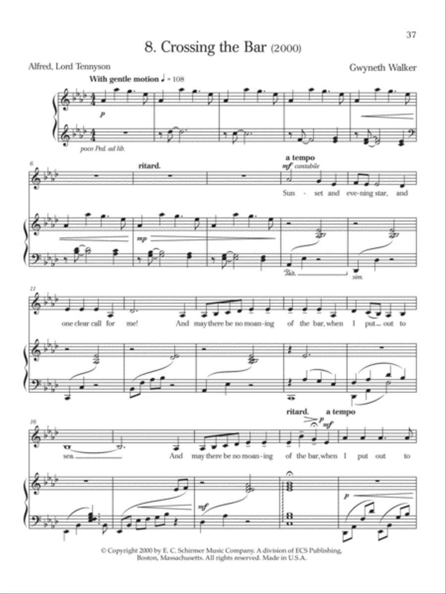Collected Songs Collected Songs Medium Voice scores gallery preview page 42