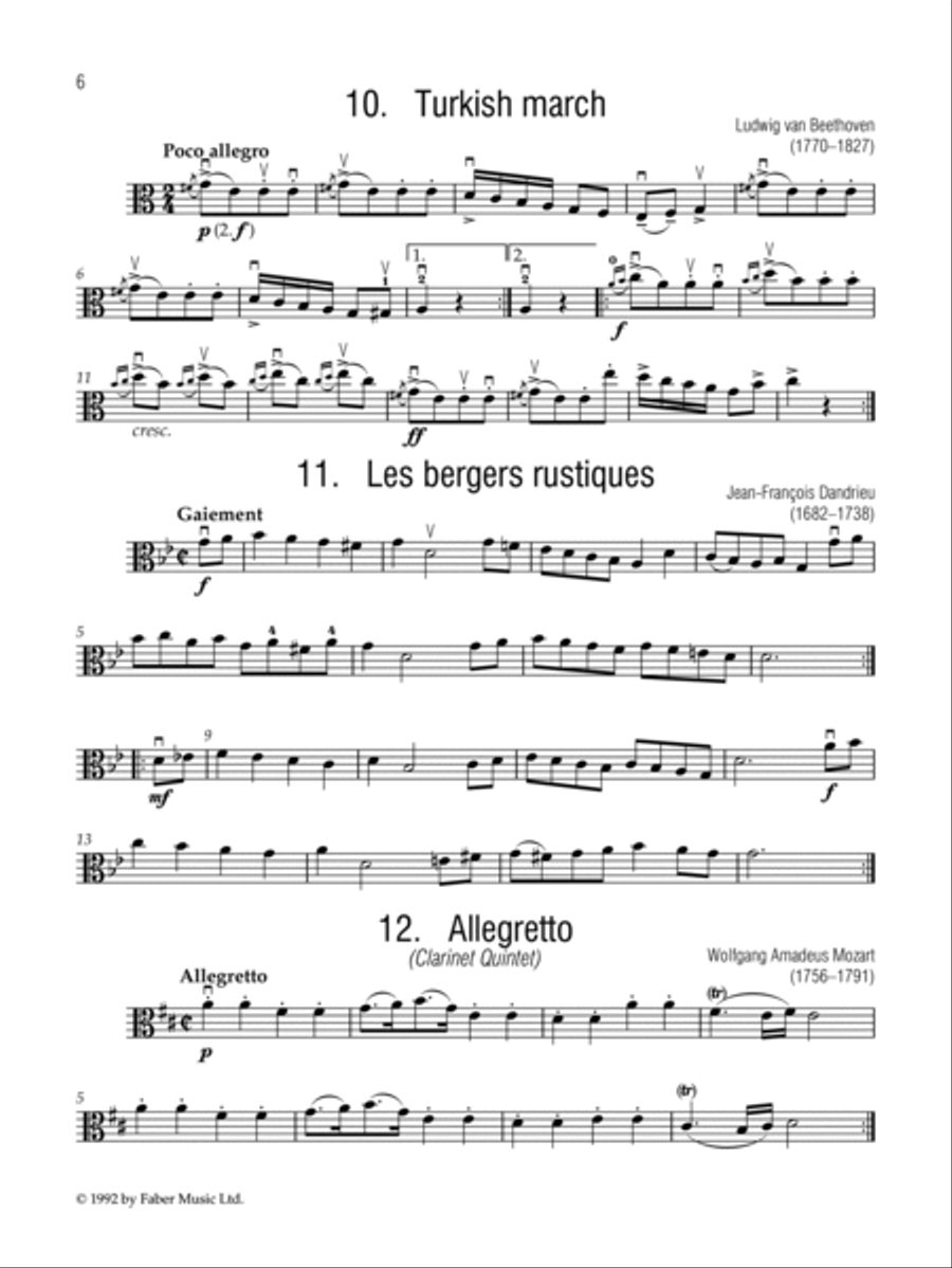 First Repertoire for Viola, Book 2 Viola scores gallery preview page 4