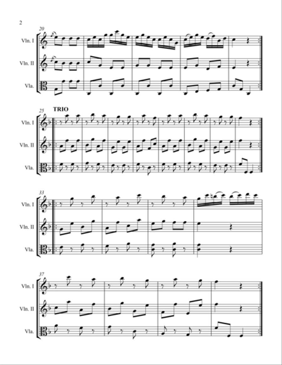 Quadrillie #2 String Trio scores gallery preview page 2