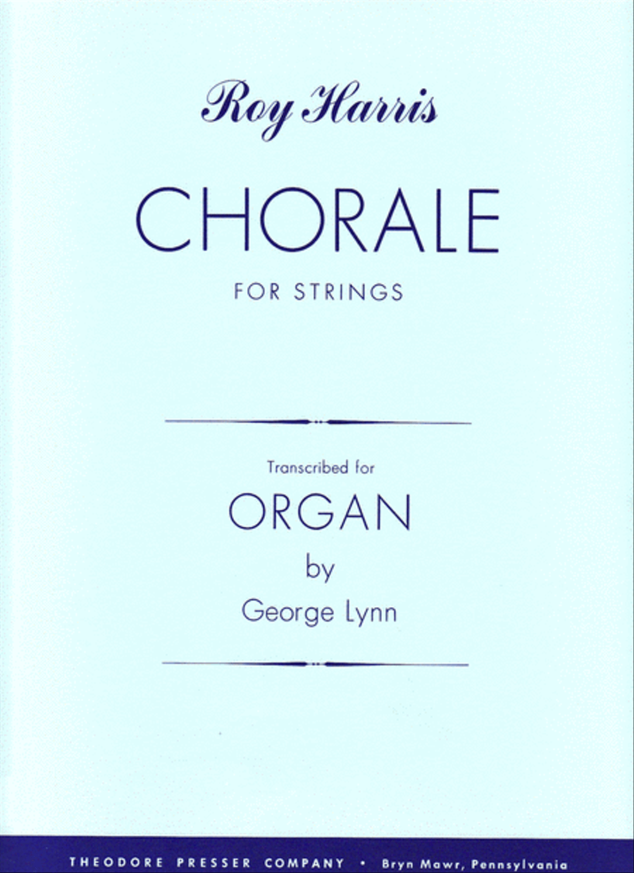 Chorale For Strings Chamber Music scores gallery preview page 1