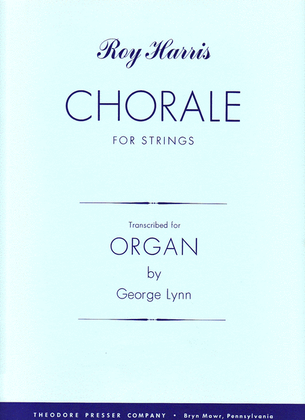 Book cover for Chorale For Strings