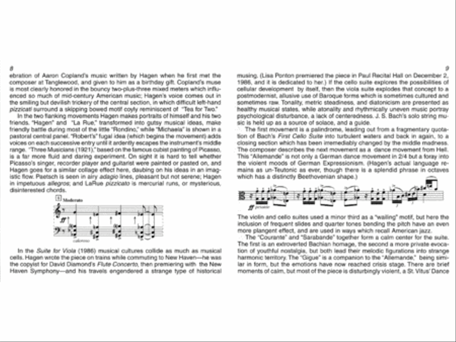 Daron Hagen: Strings Attached CD scores gallery preview page 6