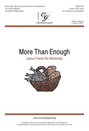 Book cover for More Than Enough