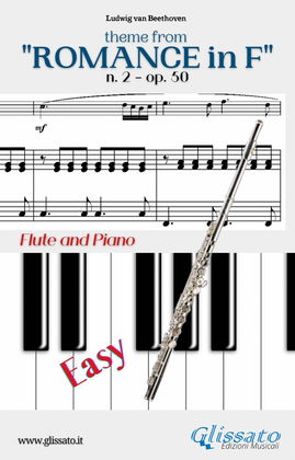 Theme from "Romance in F" easy for Flute and Piano