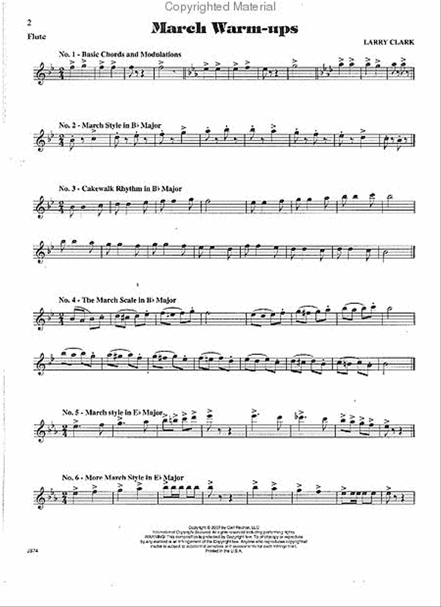 The New Bennett Band Book - Vol. 1 (Flute) Concert Band Methods scores gallery preview page 2