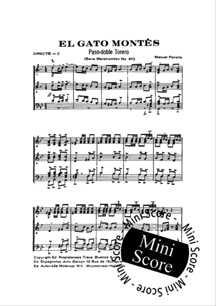 El Gato Montes Fanfare Band scores gallery preview page 3