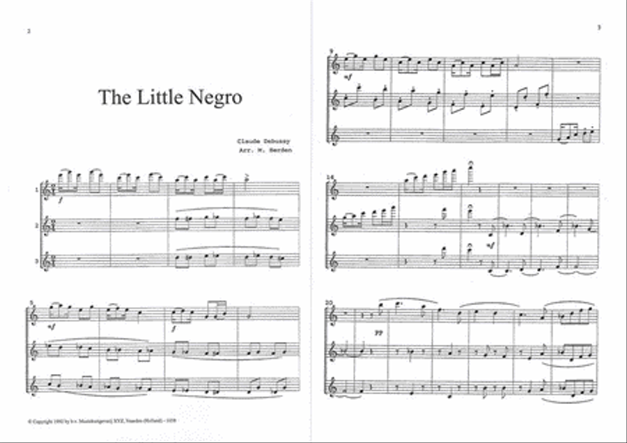 Petit Negre Flute Trio scores gallery preview page 2