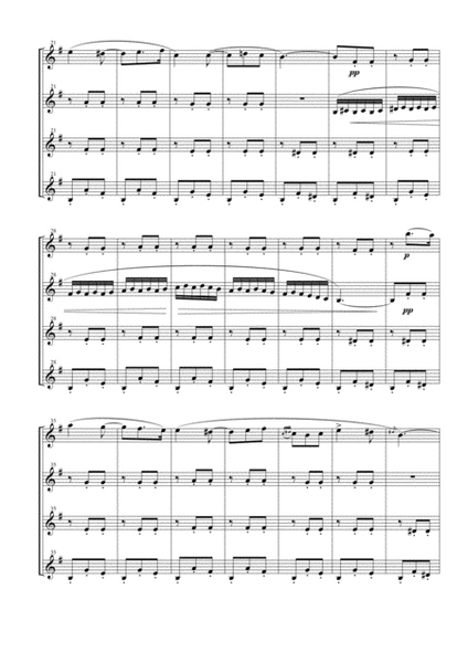 Prelude & Aragonaise from "Carmen Suite" for Clarinet Quartet image number null