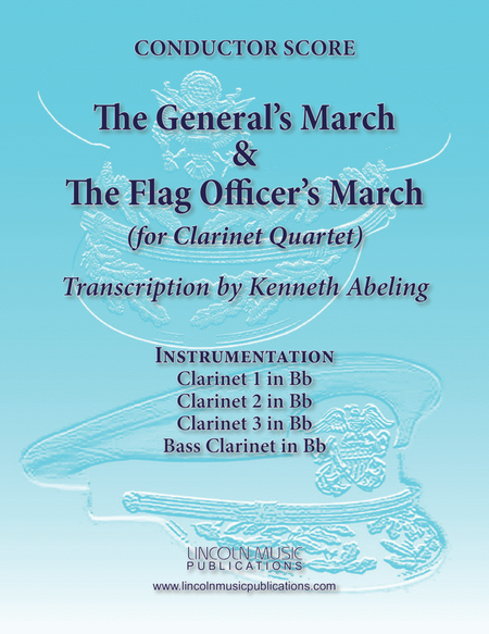 The General’s & Flag Officer’s Marches (for Clarinet Quartet) image number null