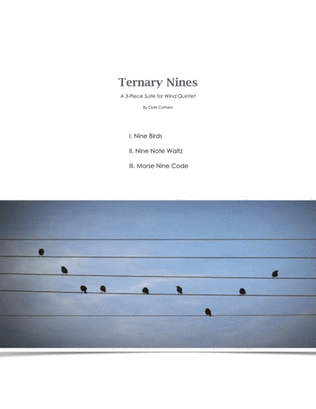 Book cover for Ternary Nines - 3-Part Suite for Wind Quintet