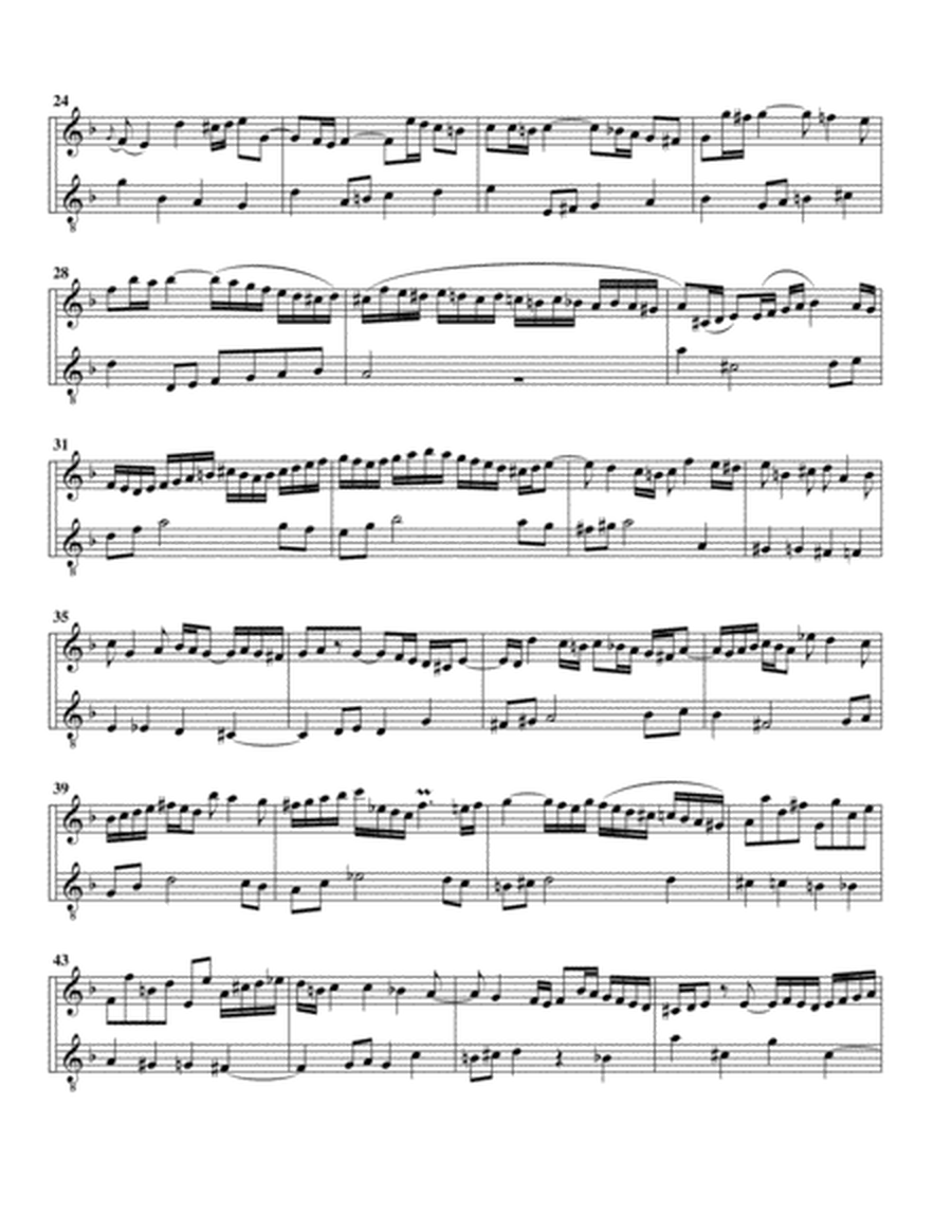 Canon 1 from Art of Fugue, BWV 1080 (arrangement for recorders)