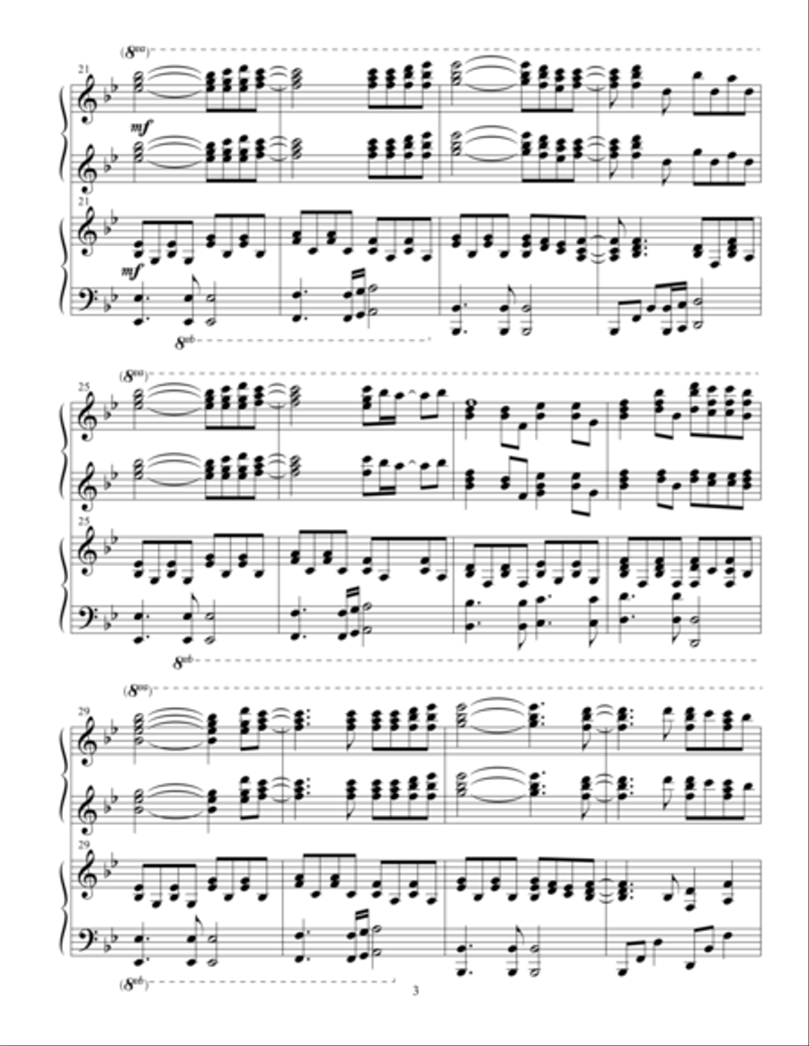 The Power Of Your Love Piano scores gallery preview page 4