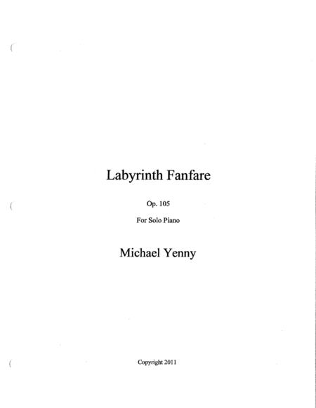 Labyrinth Fanfare, op. 105 image number null