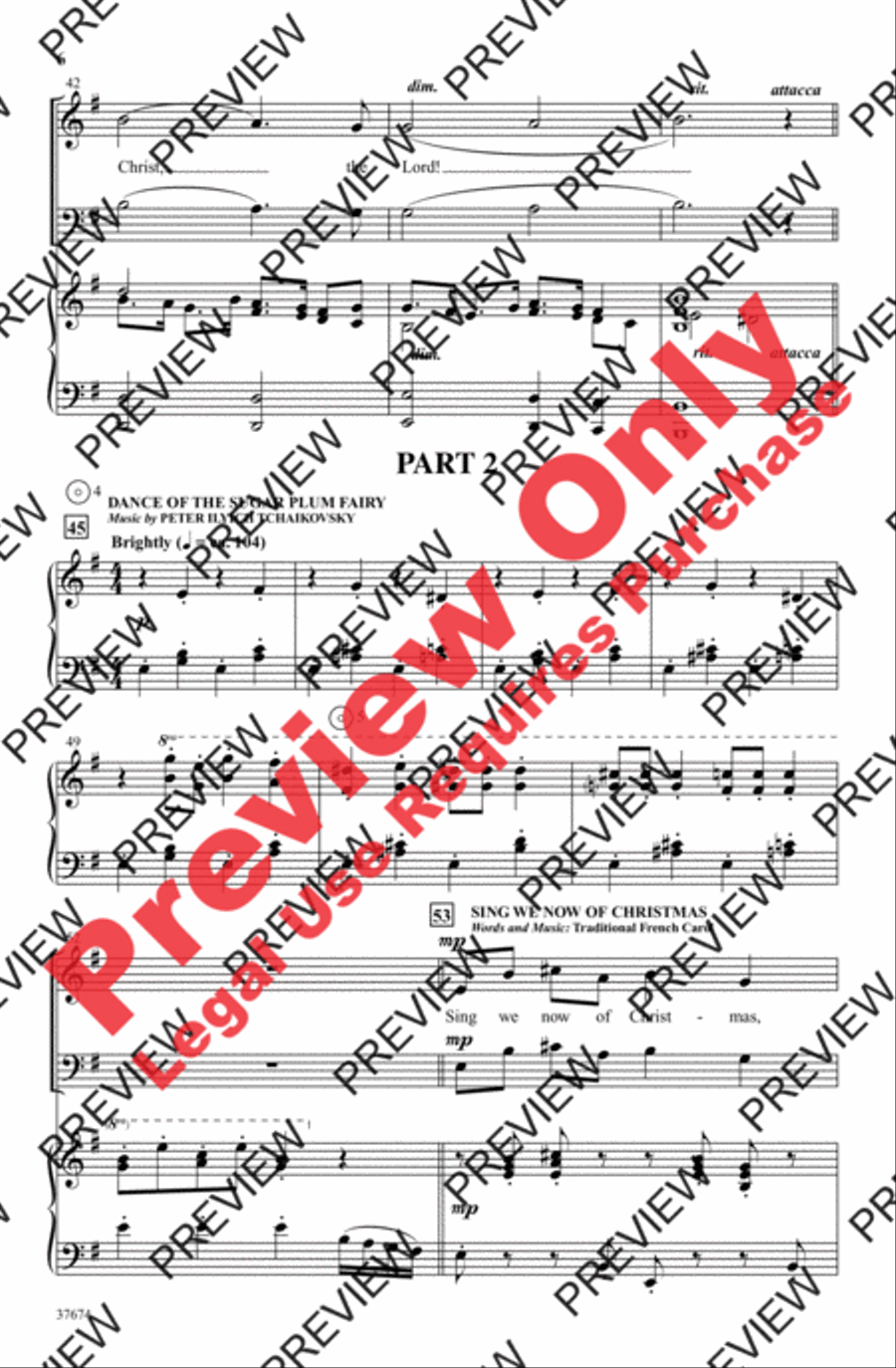 Festival of Carols Festival of Carols 4-Part scores gallery preview page 6