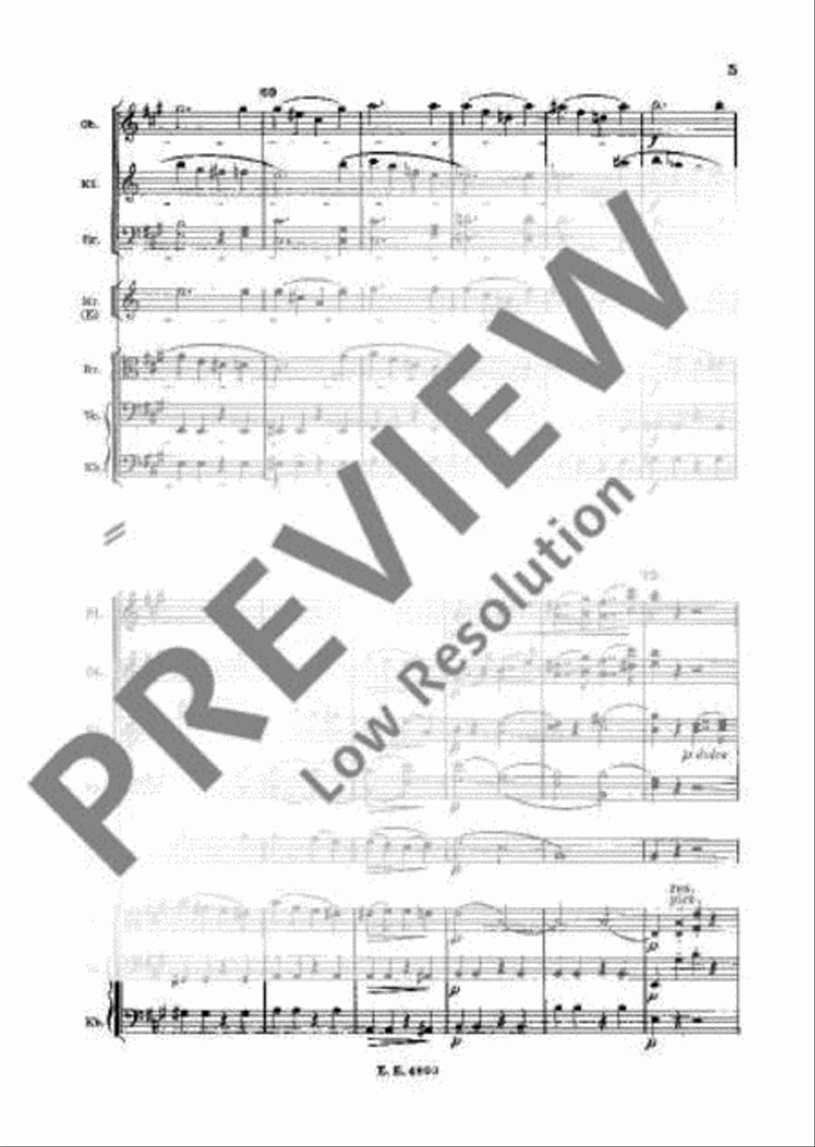 Serenade for Orchestra A major Orchestra scores gallery preview page 14