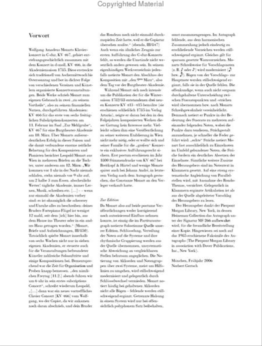 Piano Concerto [No. 21] in C major K. 467 Piano scores gallery preview page 2