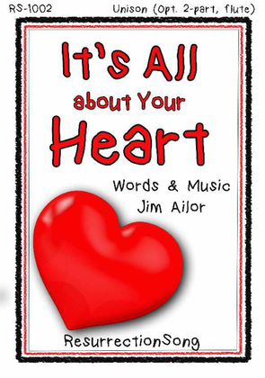 Book cover for It’s All about Your Heart (Opt. 2-part and Flute)