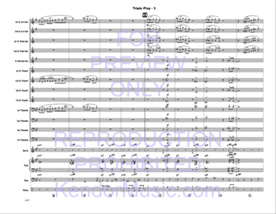 Triple Play Jazz Ensemble scores gallery preview page 4