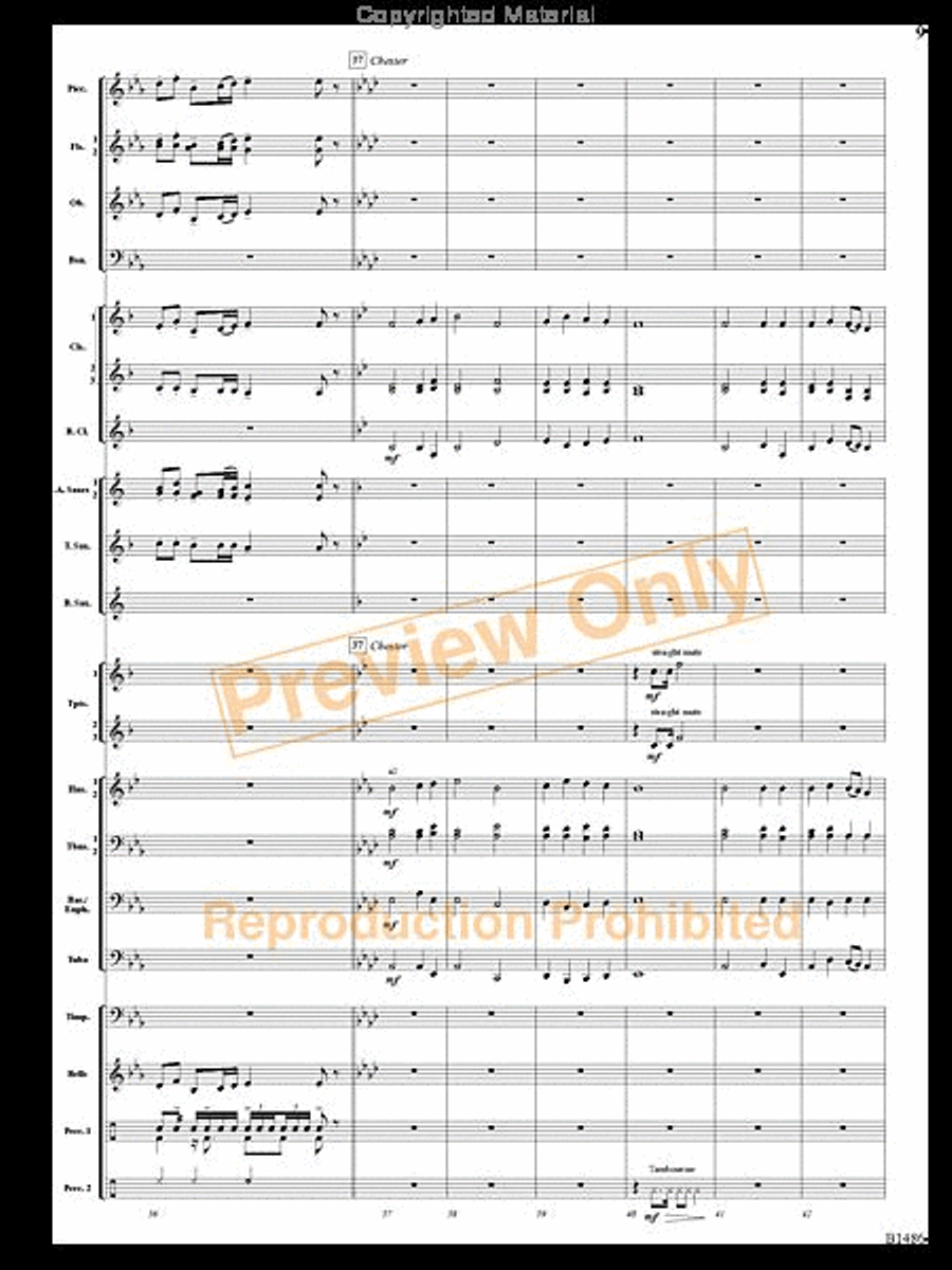 An American Spectacular An American Spectacular Concert Band scores gallery preview page 8