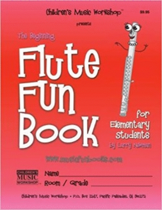 Book cover for The Beginning Flute Fun Book