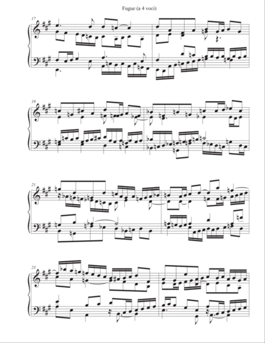 Fugue Piano Solo scores gallery preview page 4