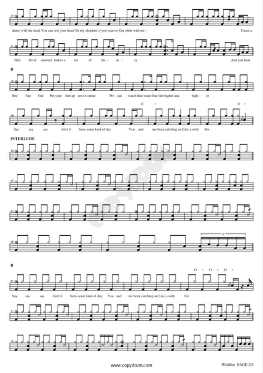 Wildfire Drum Set scores gallery preview page 2