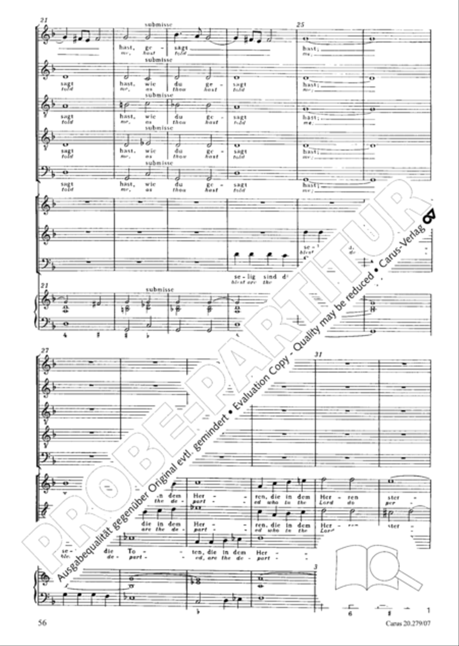 Musikalische Exequien I-III Orchestra scores gallery preview page 57
