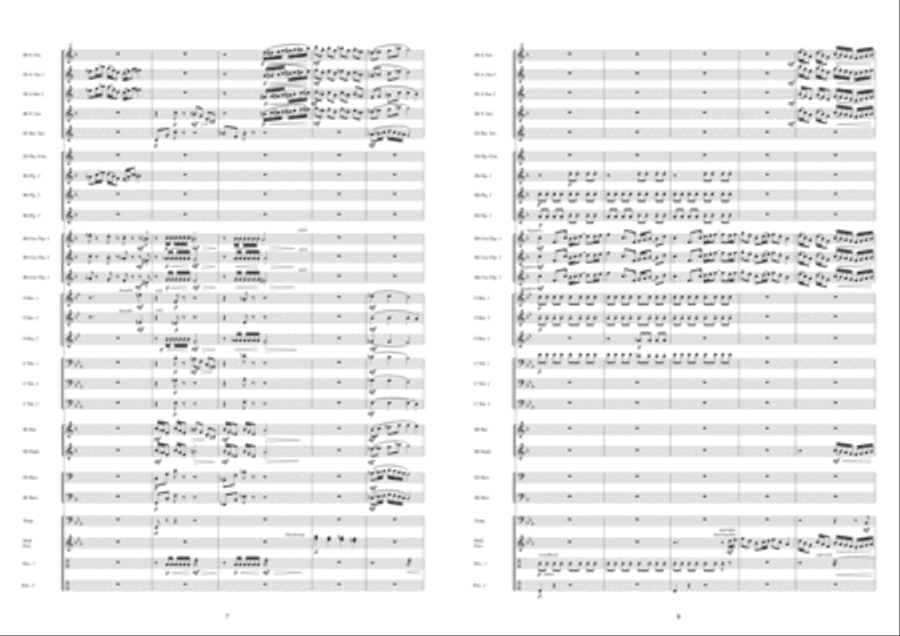 Saturnalia Fanfare Band scores gallery preview page 5