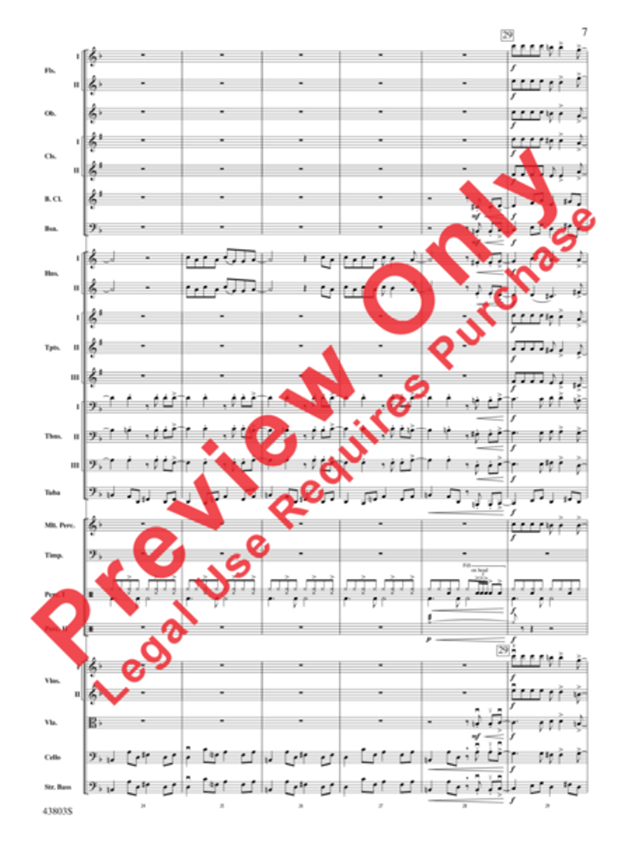 The Doors on Tour Full Orchestra scores gallery preview page 8