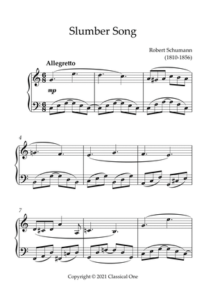 Schumann - Slumber Song(With Note name)