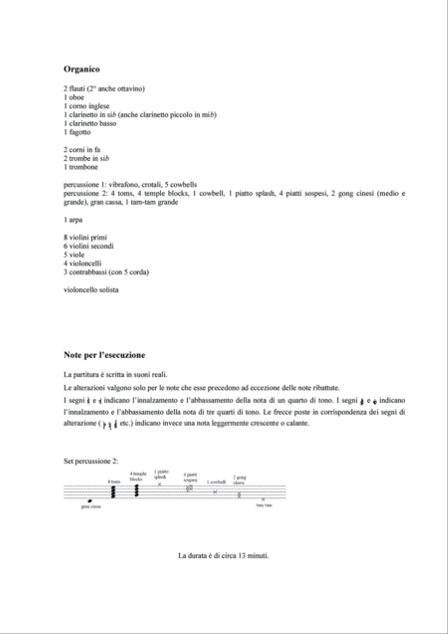 Umberto Pedraglio: KATHARSIS (ES 991) per Violoncello e Orchestra Large Ensemble scores gallery preview page 4