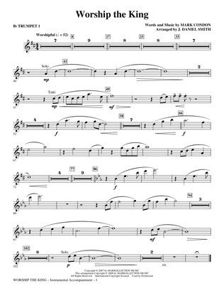 Worship the King (arr. J. Daniel Smith) - Bb Trumpet 1