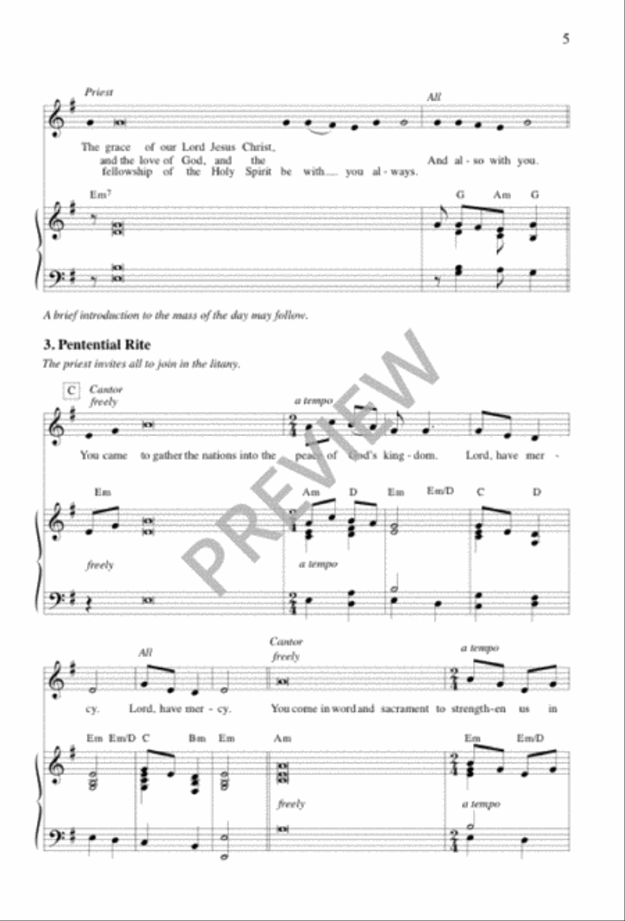 O Come, O Come, Emmanuel 4-Part scores gallery preview page 5