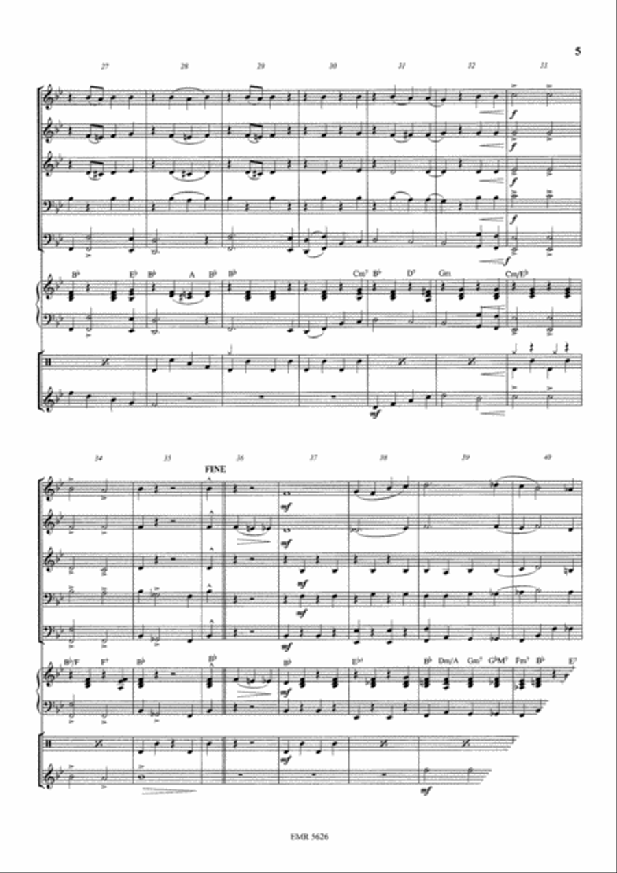 Glory Glory Halleluja Glory Glory Halleluja Brass Band scores gallery preview page 5