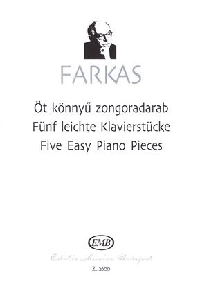 Fünf leichte Klavierstücke über ungarische Volks