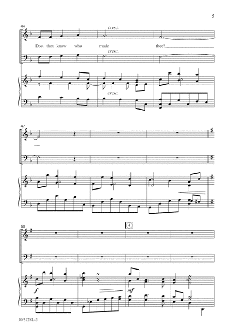 The Lamb The Lamb 4-Part scores gallery preview page 5