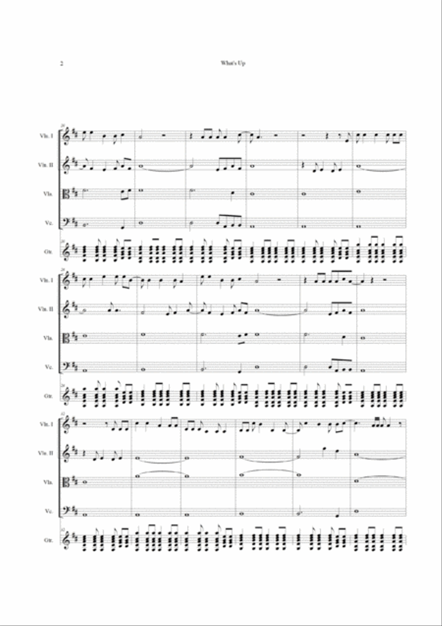 What's Up Chamber Orchestra scores gallery preview page 2