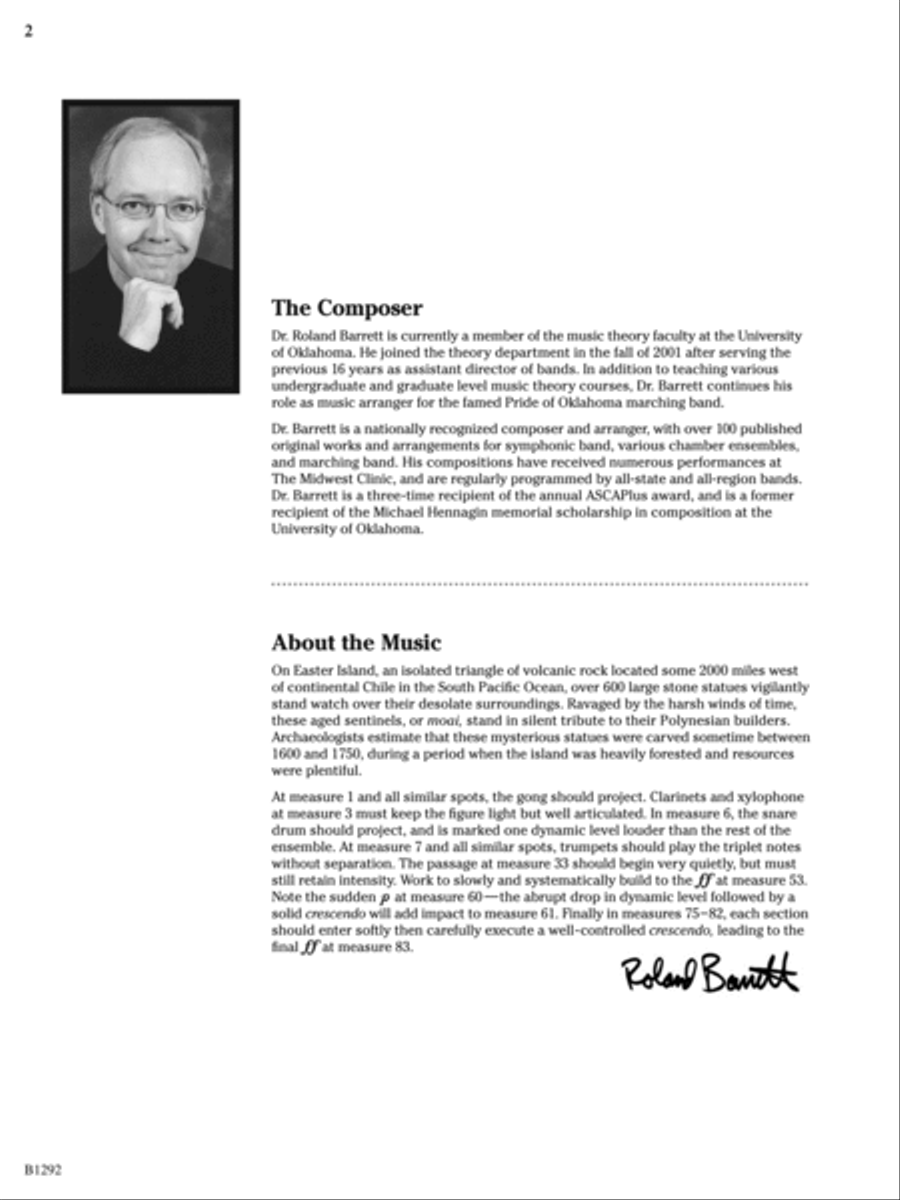 Sentinels: Score Concert Band scores gallery preview page 2