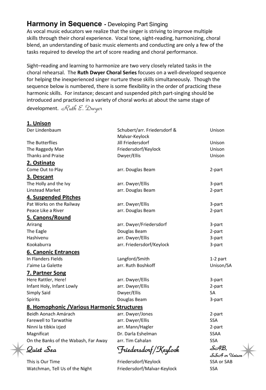Quiet Sea 3-Part scores gallery preview page 1