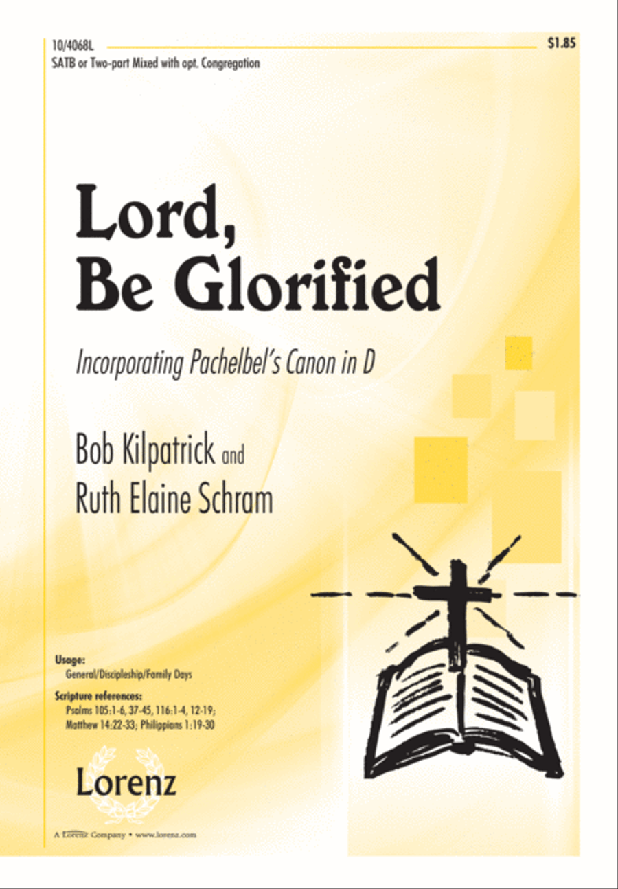 Lord, Be Glorified 4-Part scores gallery preview page 1