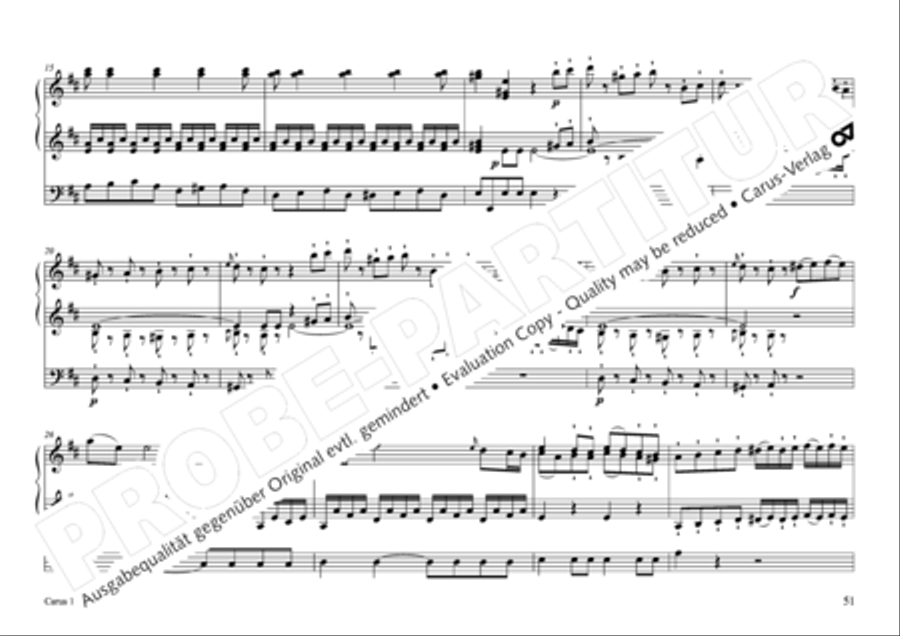 17 Church sonatas Organ Solo scores gallery preview page 52