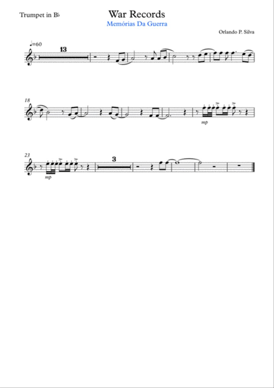 War Records Theme For Orquestra Full Orchestra scores gallery preview page 6
