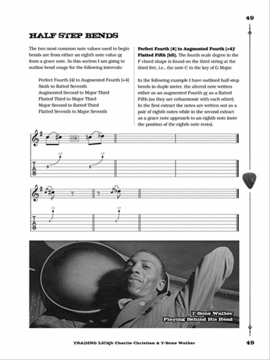 Trading Licks: Charlie Christian & T-Bone Walker Electric Guitar scores gallery preview page 6
