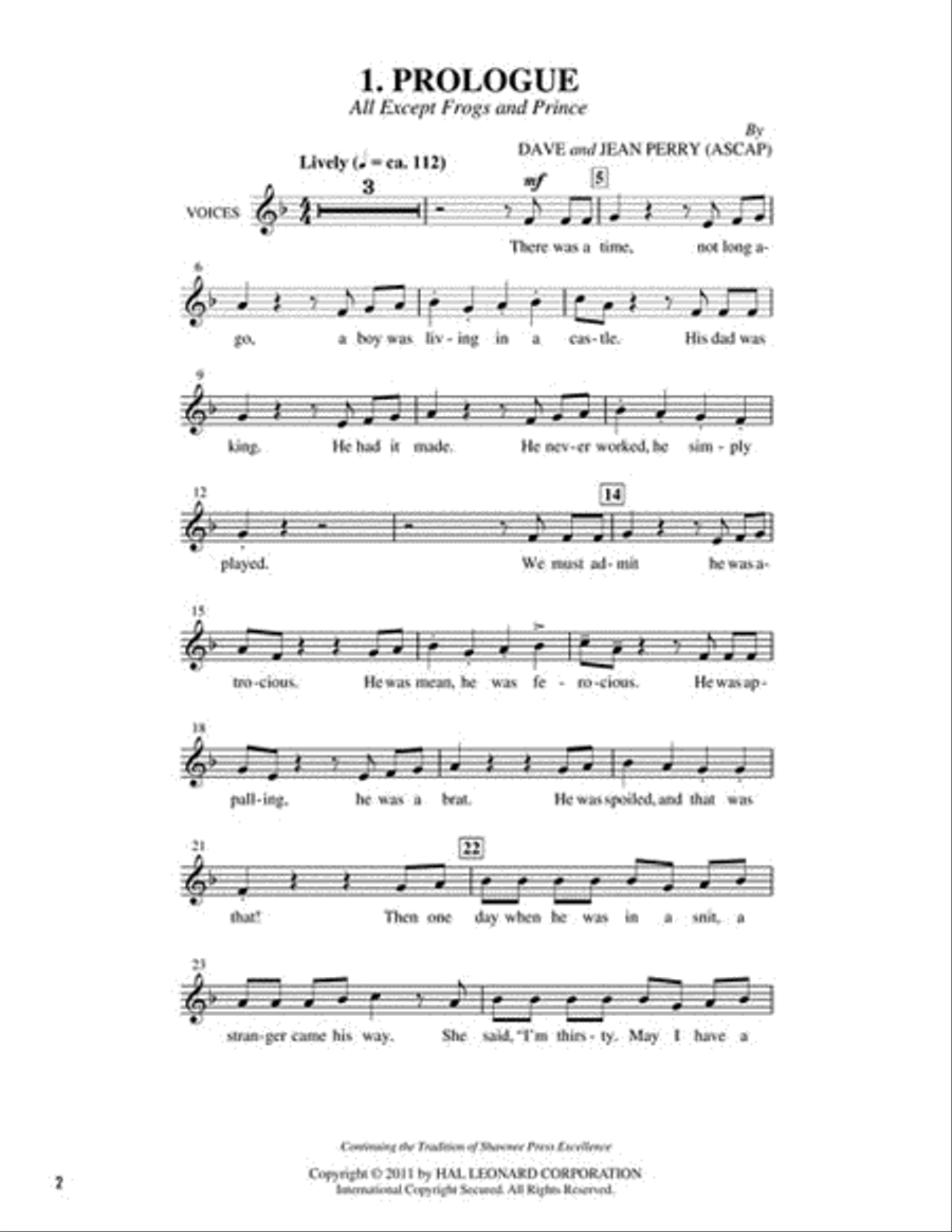 Thwacked! Choir scores gallery preview page 3