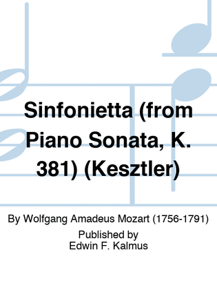Sinfonietta (from Piano Sonata, K. 381) (Kesztler)
