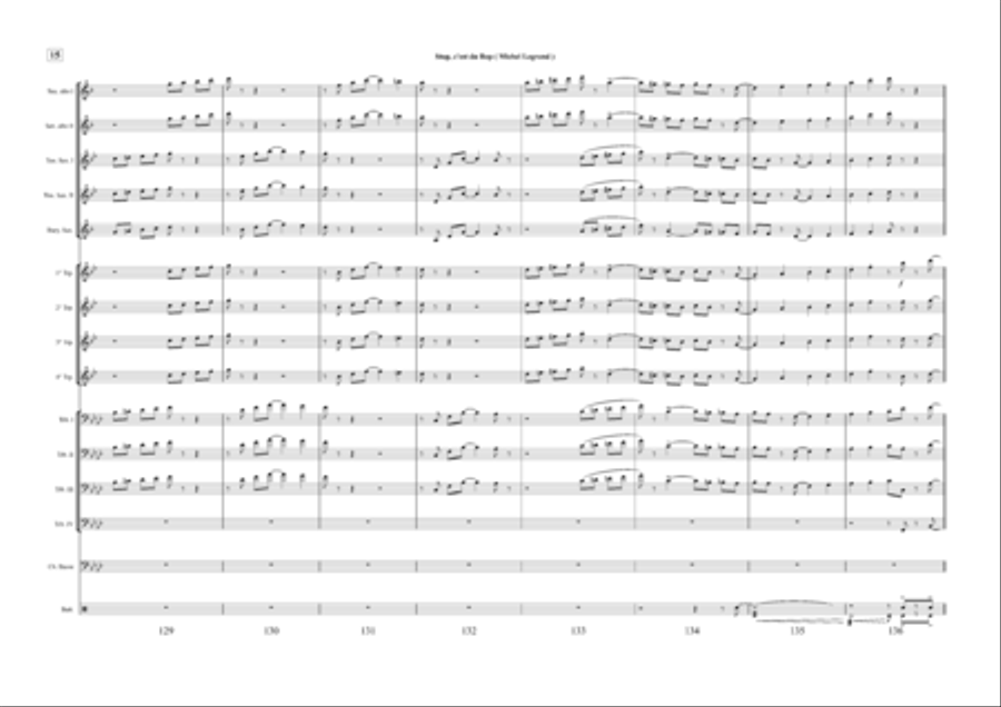 Stop c'est du bop Jazz Ensemble scores gallery preview page 16