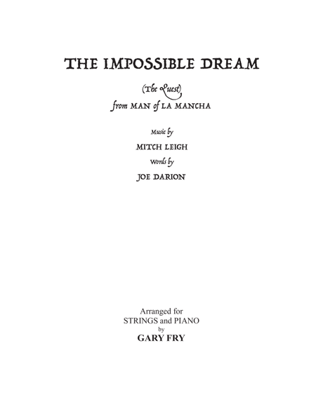The Impossible Dream (the Quest) image number null